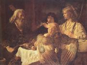 Jan victors Abraham and the three Angels (mk33) china oil painting reproduction